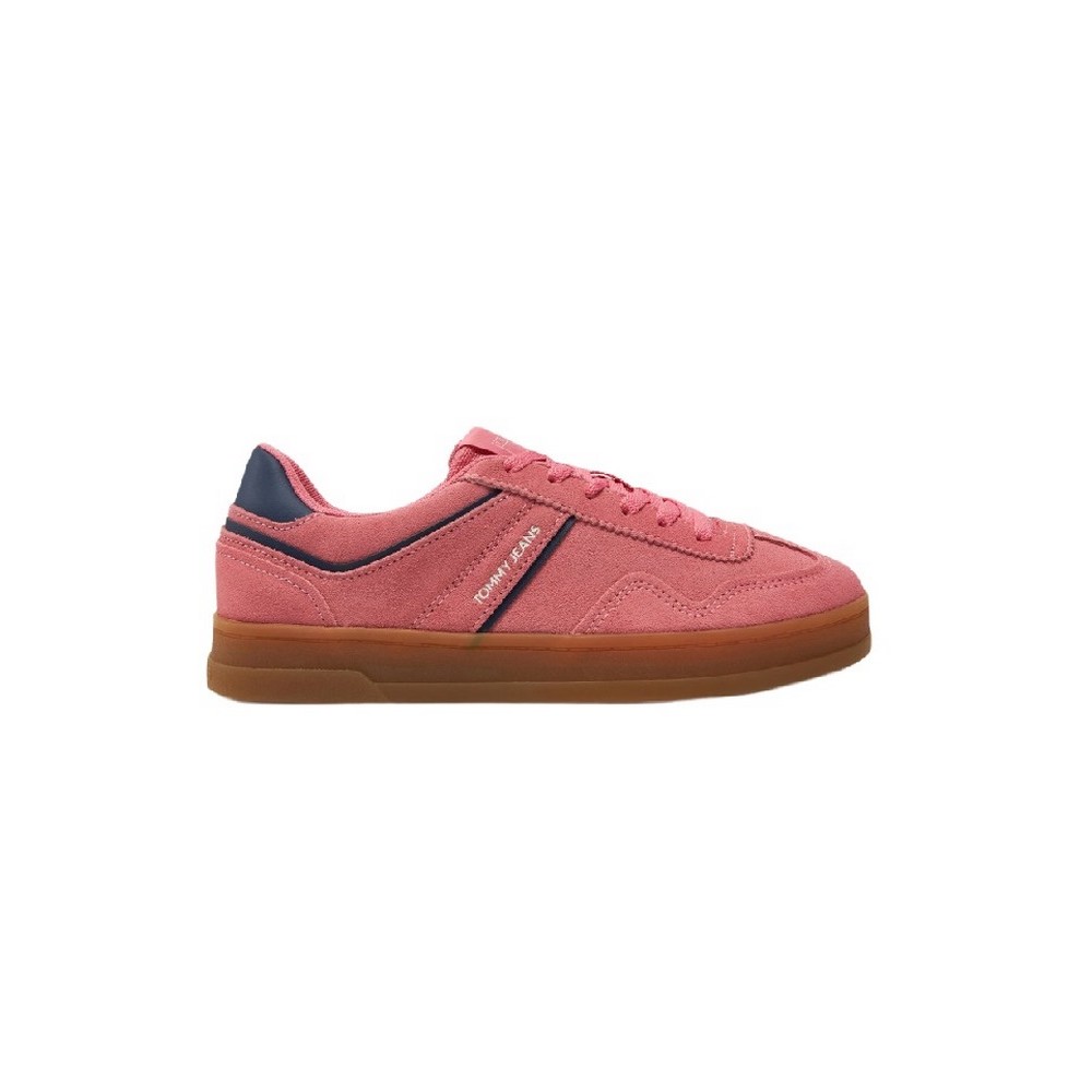 TOMMY JEANS THE GREENWICH SUEDE ΠΑΠΟΥΤΣΙ ΓΥΝΑΙΚΕΙΟ PINK