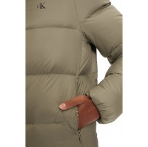 CALVIN KLEIN JEANS DOWN SHORT PUFFER ΜΠΟΥΦΑΝ ΓΥΝΑΙΚΕΙΟ BRINDLE