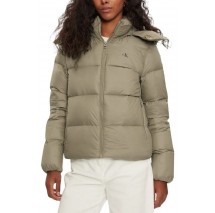 CALVIN KLEIN JEANS DOWN SHORT PUFFER ΜΠΟΥΦΑΝ ΓΥΝΑΙΚΕΙΟ BRINDLE