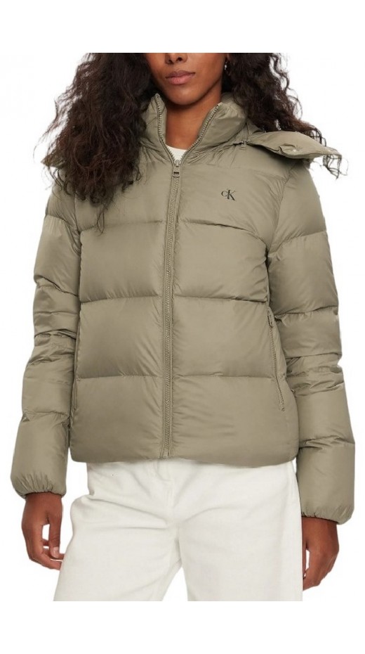 CALVIN KLEIN JEANS DOWN SHORT PUFFER ΜΠΟΥΦΑΝ ΓΥΝΑΙΚΕΙΟ BRINDLE