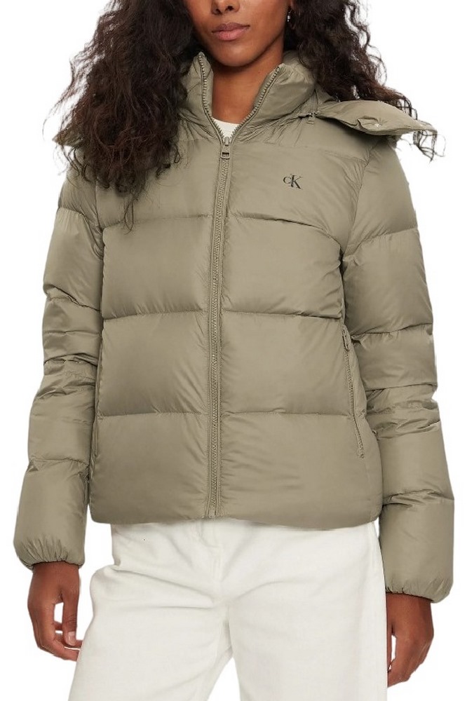 CALVIN KLEIN JEANS DOWN SHORT PUFFER ΜΠΟΥΦΑΝ ΓΥΝΑΙΚΕΙΟ BRINDLE