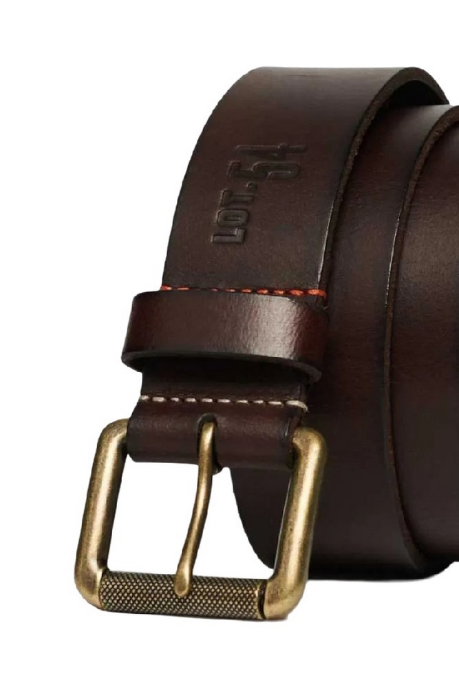 SUPERDRY SDNA BADGEMAN BELT ΖΩΝΗ ΑΝΔΡΙΚΗ BROWN