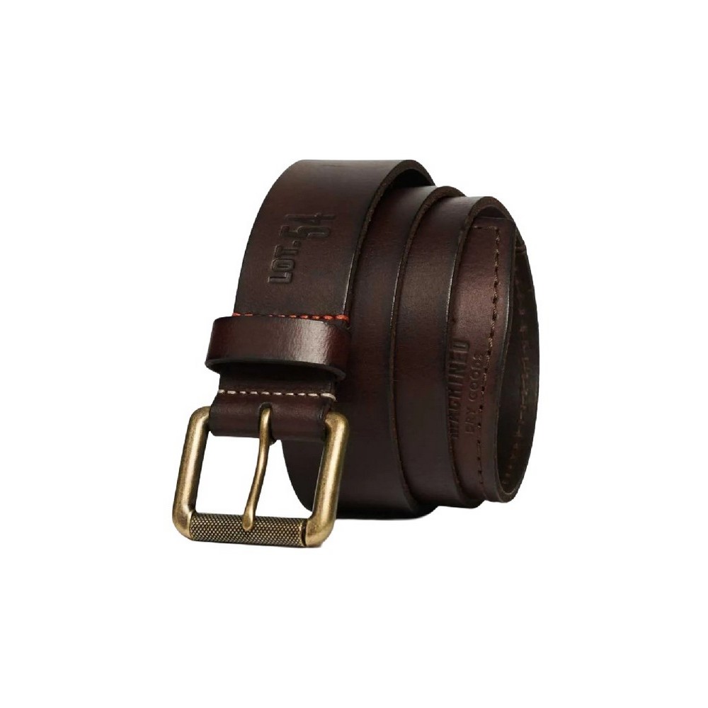 SUPERDRY SDNA BADGEMAN BELT ΖΩΝΗ ΑΝΔΡΙΚΗ BROWN