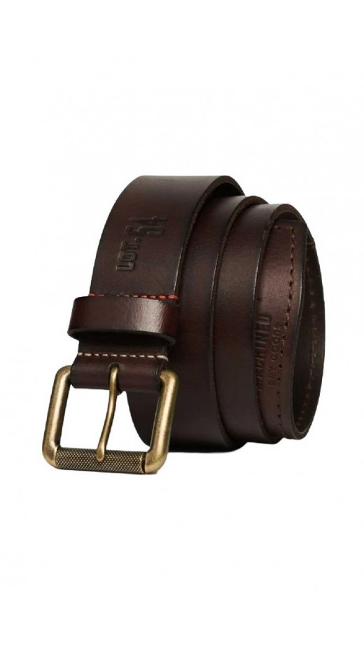 SUPERDRY SDNA BADGEMAN BELT ΖΩΝΗ ΑΝΔΡΙΚΗ BROWN