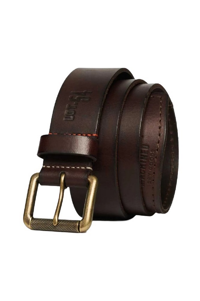 SUPERDRY SDNA BADGEMAN BELT ΖΩΝΗ ΑΝΔΡΙΚΗ BROWN