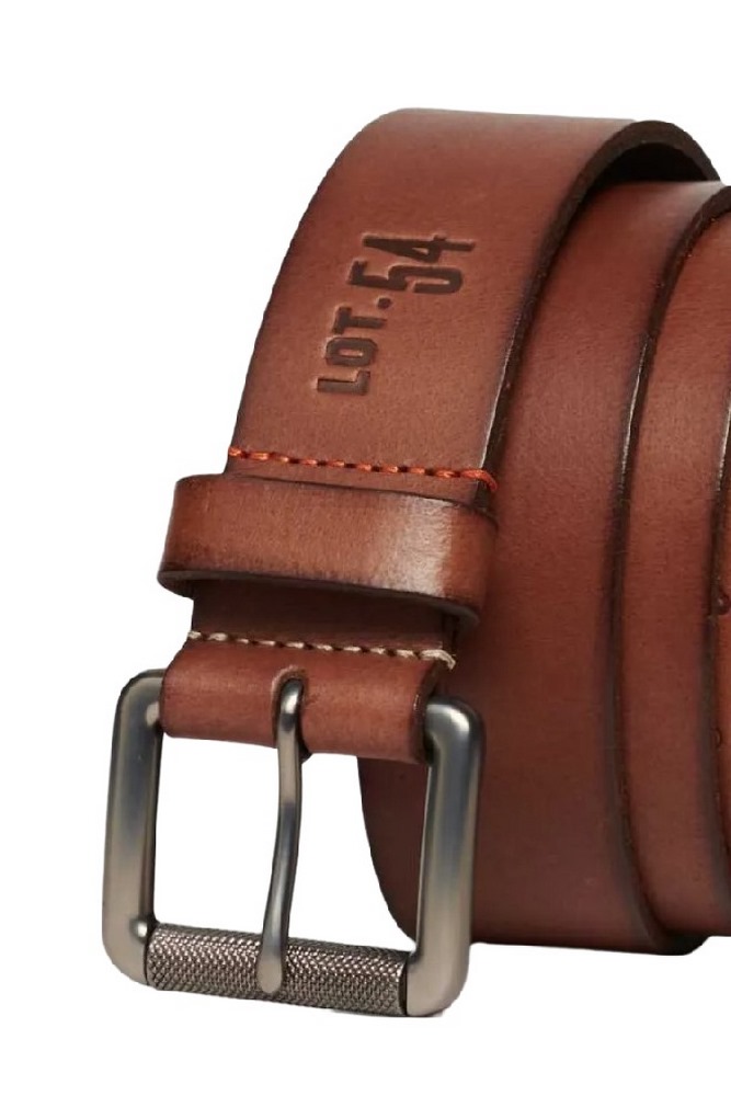 SUPERDRY SDNA BADGEMAN BELT ΖΩΝΗ ΑΝΔΡΙΚΗ TAN