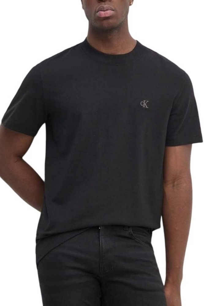 CALVIN KLEIN JEANS HEAVY REGULAR TEE T-SHIRT ΜΠΛΟΥΖΑ ΑΝΔΡΙΚΗ BLACK