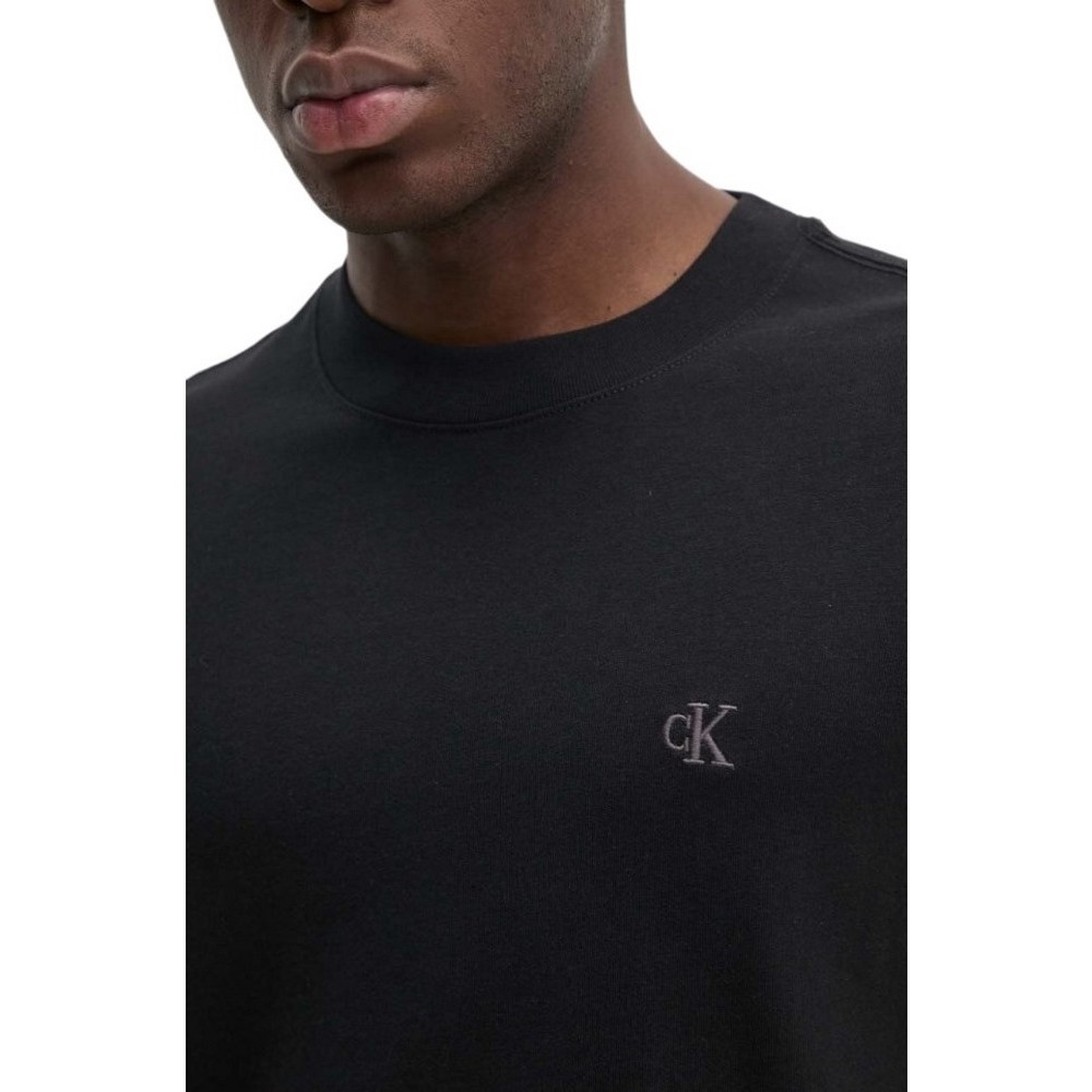 CALVIN KLEIN JEANS HEAVY REGULAR TEE T-SHIRT ΜΠΛΟΥΖΑ ΑΝΔΡΙΚΗ BLACK