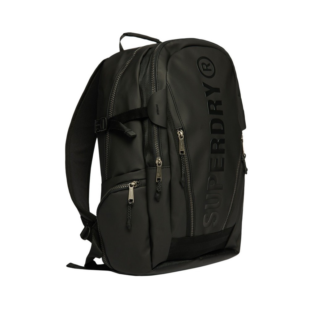 SUPERDRY D2 SDRY TARP RUCKSACK ΤΣΑΝΤΑ ΑΝΔΡΙΚΗ BLACK