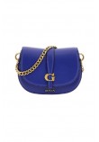 GUESS KUBA MINI CROSSBODY FLAP ΤΣΑΝΤΑ ΓΥΝΑΙΚΕΙΑ NAVY