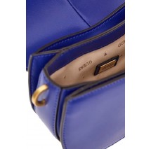 GUESS KUBA MINI CROSSBODY FLAP ΤΣΑΝΤΑ ΓΥΝΑΙΚΕΙΑ NAVY