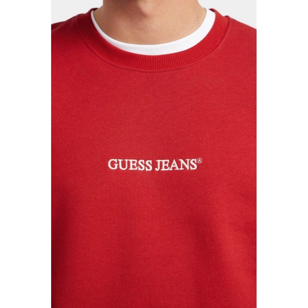 GUESS JEANS CN REG AMERICAN ΦΟΥΤΕΡ ΜΠΛΟΥΖΑ ΑΝΔΡΙΚΟ RED