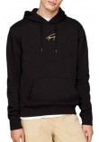 TOMMY JEANS REG GOLD SIGNT HOODIE EXT ΜΠΛΟΥΖΑ ΦΟΥΤΕΡ ΑΝΔΡΙΚΗ BLACK