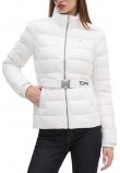 TOMMY JEANS BRANDED BELT DOWN JACKET ΜΠΟΥΦΑΝ ΓΥΝΑΙΚΕΙΟ WHITE