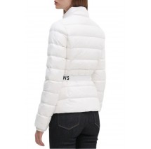 TOMMY HILFIGER BRANDED BELT DOWN JACKET ΜΠΟΥΦΑΝ ΓΥΝΑΙΚΕΙΟ WHITE