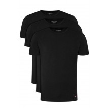 TOMMY HILFIGER STRETCH CN TEE 3PACK T-SHIRT ΕΣΩΡΟΥΧΟ ΑΝΔΡΙΚΟ BLACK