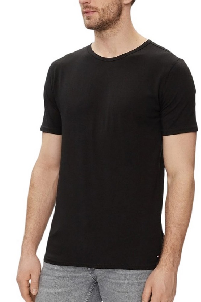 TOMMY HILFIGER STRETCH CN TEE 3PACK T-SHIRT ΕΣΩΡΟΥΧΟ ΑΝΔΡΙΚΟ BLACK