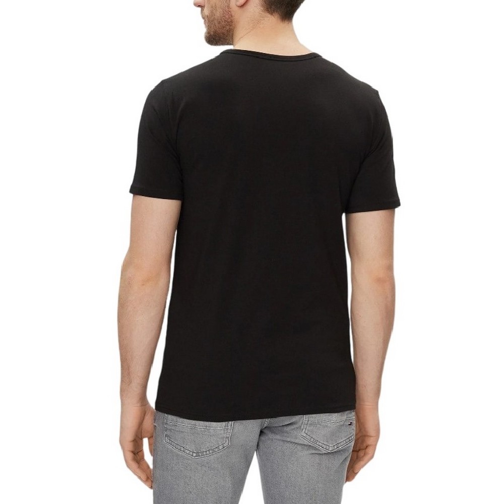 TOMMY HILFIGER STRETCH CN TEE 3PACK T-SHIRT ΕΣΩΡΟΥΧΟ ΑΝΔΡΙΚΟ BLACK