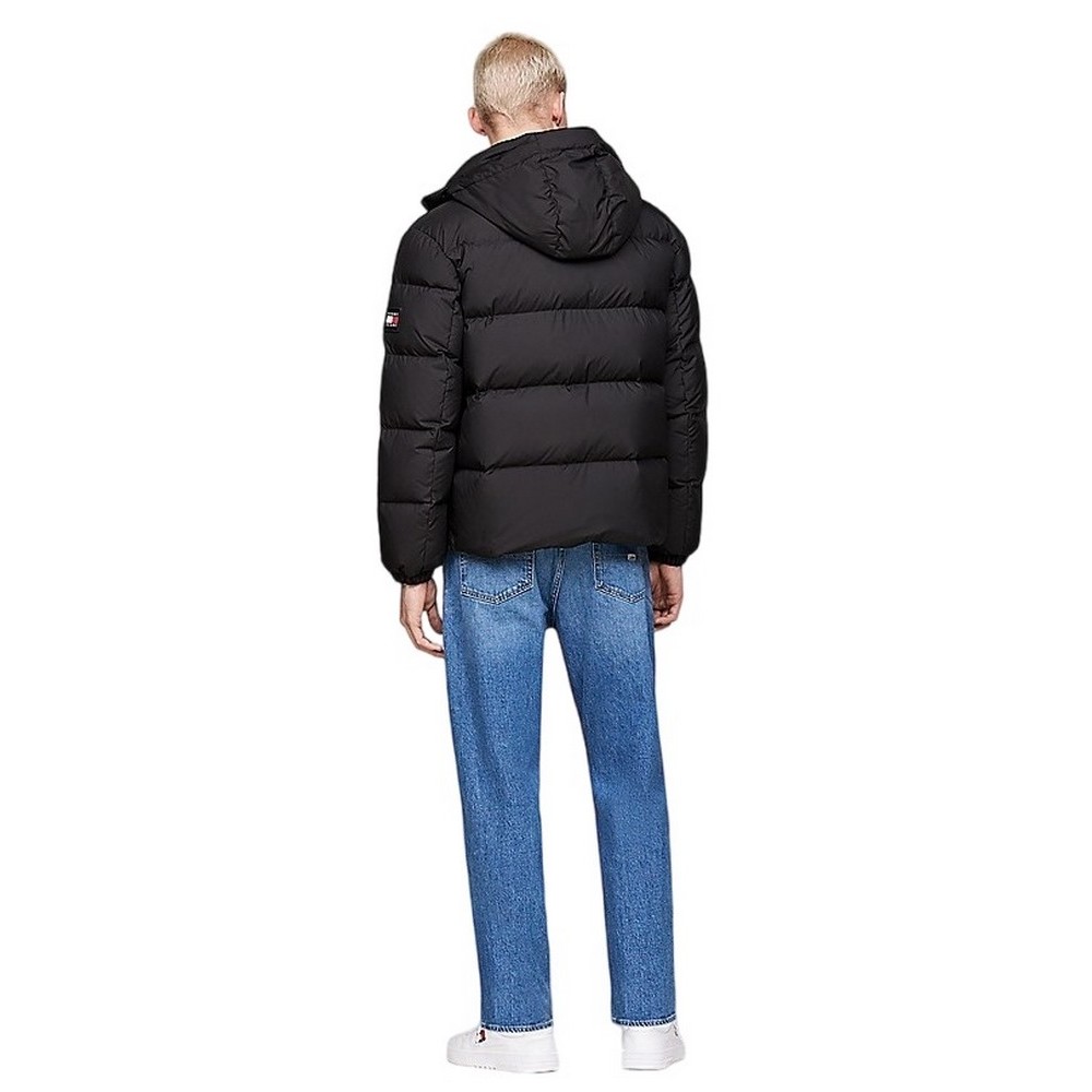 TOMMY HILFIGER ESSENTIAL DOWN JACKET ΜΠΟΥΦΑΝ ΑΝΔΡΙΚΟ BLACK