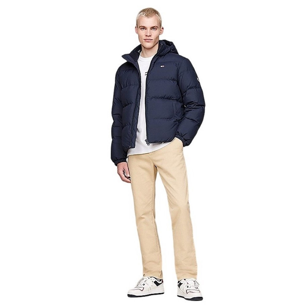 TOMMY HILFIGER ESSENTIAL DOWN JACKET ΜΠΟΥΦΑΝ ΑΝΔΡΙΚΟ NAVY