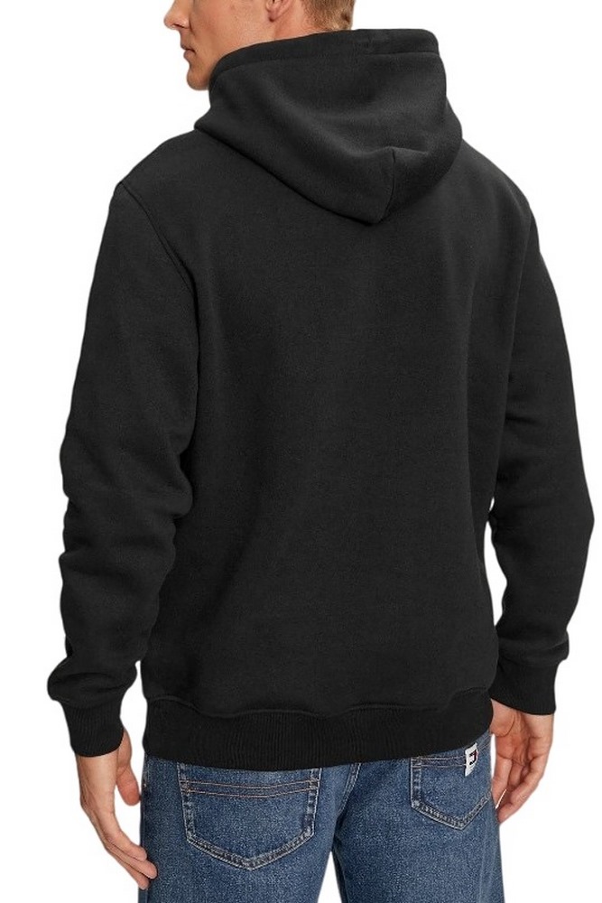 TOMMY JEANS REG LINEAR LOGO HOODIE EXT ΦΟΥΤΕΡ ΑΝΔΡΙΚΟ BLACK