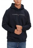 TOMMY JEANS REG LINEAR LOGO HOODIE EXT ΦΟΥΤΕΡ ΑΝΔΡΙΚΟ DARK NAVY