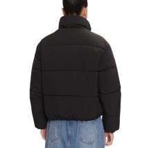 CALVIN KLEIN JEANS CHENILLE MONOLOGO PUFFER ΜΠΟΥΦΑΝ ΓΥΝΑΙΚΕΙΟ BLACK