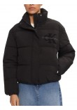 CALVIN KLEIN JEANS CHENILLE MONOLOGO PUFFER ΜΠΟΥΦΑΝ ΓΥΝΑΙΚΕΙΟ BLACK