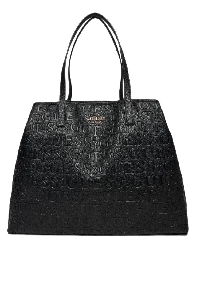 GUESS VIKKY II LARGE 2 IN 1 TOTE ΤΣΑΝΤΑ ΓΥΝΑΙΚΕΙΑ BLACK