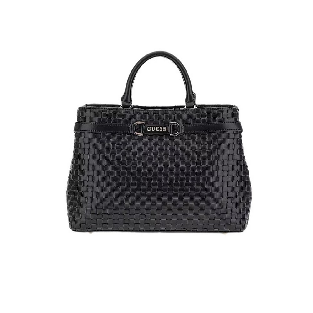 GUESS MAJKA GIRLFRIEND SATCHEL ΤΣΑΝΤΑ ΓΥΝΑΙΚΕΙΑ BLACK