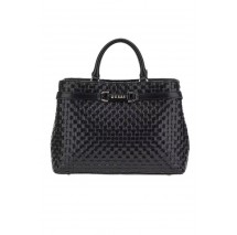 GUESS MAJKA GIRLFRIEND SATCHEL ΤΣΑΝΤΑ ΓΥΝΑΙΚΕΙΑ BLACK