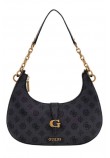 GUESS KUBA TOP ZIP SHOULDER BAG ΤΣΑΝΤΑ ΓΥΝΑΙΚΕΙΑ GREY