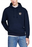 TOMMY JEANS REG FLAG CREST HOOD ΜΠΛΟΥΖΑ ΦΟΥΤΕΡ ΑΝΔΡΙΚΗ NAVY