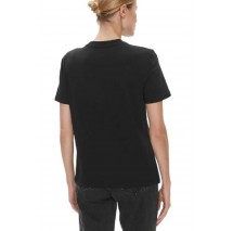 CALVIN KLEIN JEANS CK EMBRO BADGE REGULAR TEE T-SHIRT ΓΥΝΑΙΚΕΙΟ BLACK