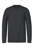 TOMMY HILFIGER SLIM ESSNTLS C-NECK SWEATER ΜΠΛΟΥΖΑ ΠΛΕΚΤΗ ΑΝΔΡΙΚΗ CHARCOAL