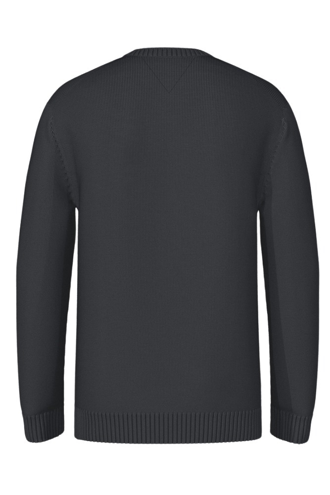 TOMMY JEANS SLIM ESSNTLS C-NECK SWEATER ΜΠΛΟΥΖΑ ΠΛΕΚΤΗ ΑΝΔΡΙΚΗ CHARCOAL