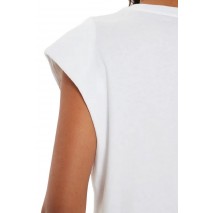 GUESS CN CRYSTAL LOGO TEE T-SHIRT ΜΠΛΟΥΖΑ ΓΥΝΑΙΚΕΙΑ WHITE