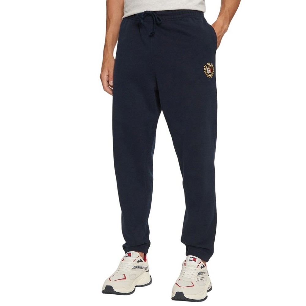 TOMMY HILFIGER TJM REG CREST SWEATPANT ΠΑΝΤΕΛΟΝΙ ΦΟΡΜΑ ΑΝΔΡΙΚΟ NAVY