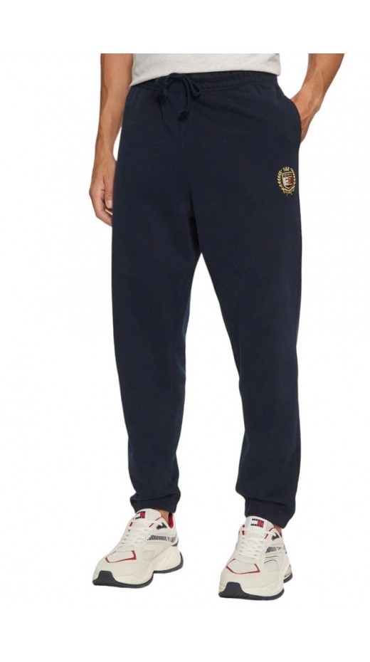 TOMMY HILFIGER TJM REG CREST SWEATPANT ΠΑΝΤΕΛΟΝΙ ΦΟΡΜΑ ΑΝΔΡΙΚΟ NAVY