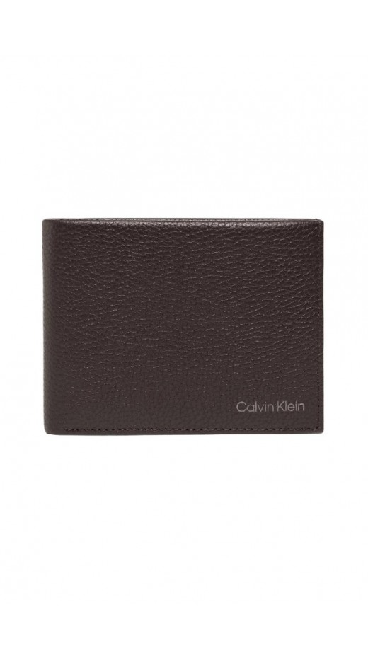 CALVIN KLEIN WARMTH BIFOLD 5CC W/ COIN ΠΟΡΤΟΦΟΛΙ ΑΝΔΡΙΚΟ BROWN