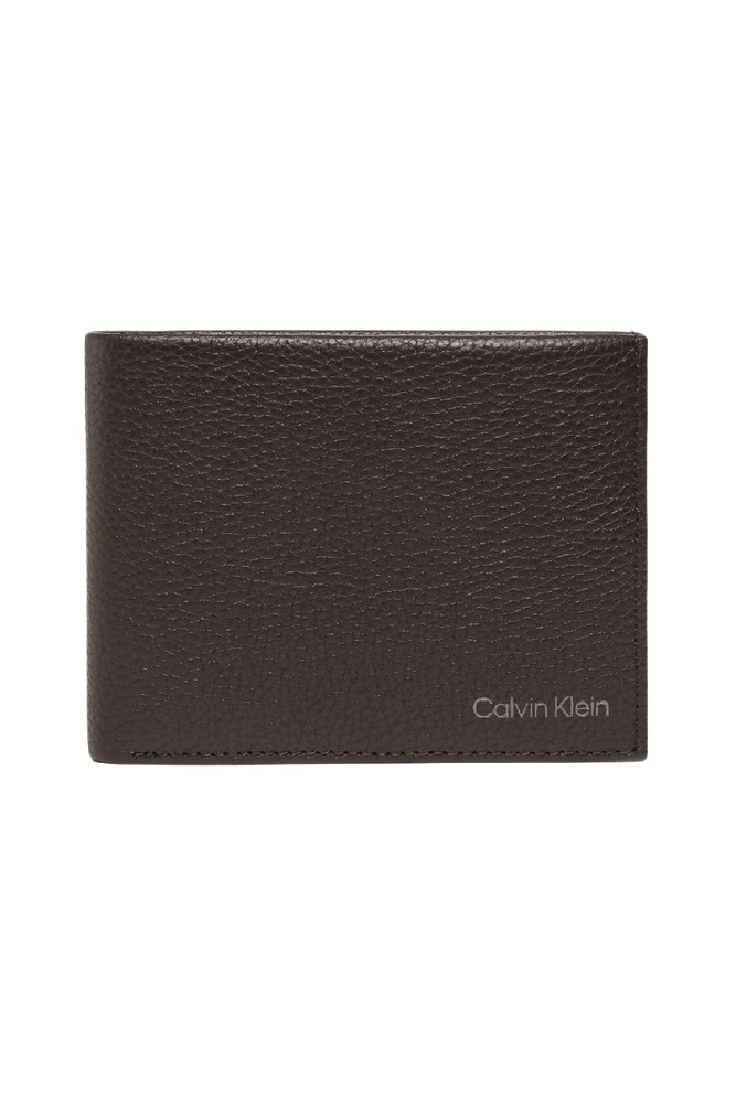 CALVIN KLEIN WARMTH BIFOLD 5CC W/ COIN ΠΟΡΤΟΦΟΛΙ ΑΝΔΡΙΚΟ BROWN