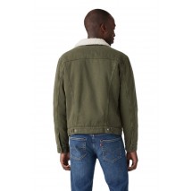 LEVIS TYPE 3 SHERPA TRUCKER 163650242 ΜΠΟΥΦΑΝ ΑΝΔΡΙΚΟ GREEN