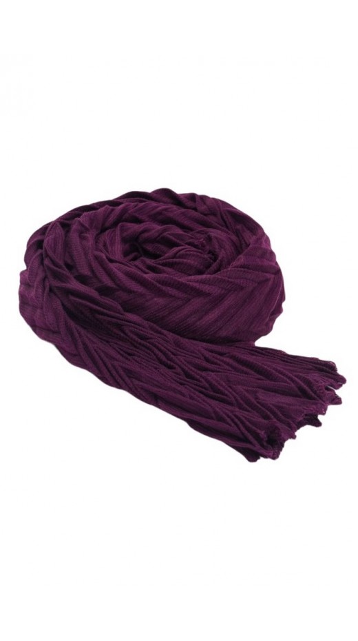 ALE SCARF ΜΕ ΑΝΑΓΛΥΦΗ ΥΦΗ ΚΑΣΚΟΛ ΓΥΝΑΙΚΕΙΟ BORDEAUX