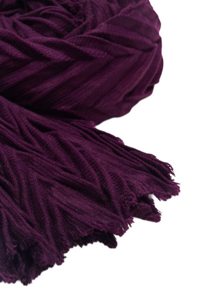 ALE SCARF ΜΕ ΑΝΑΓΛΥΦΗ ΥΦΗ ΚΑΣΚΟΛ ΓΥΝΑΙΚΕΙΟ BORDEAUX