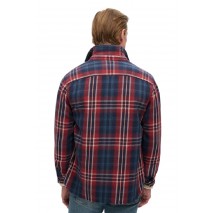 SUPERDRY D3 MRCH MERCHANT HEAVY CHECKED SHIRT ΠΟΥΚΑΜΙΣΟ ΑΝΔΡΙΚΟ NAVY