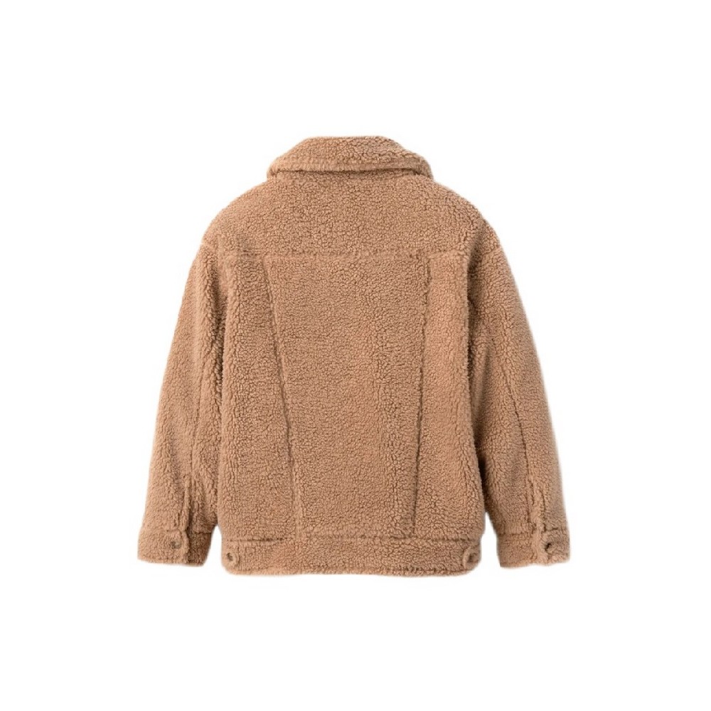 UGG FRANKIE SHERPA TRUCKET JACKET ΜΠΟΥΦΑΝ ΓΥΝΑΙΚΕΙΟ CAMEL