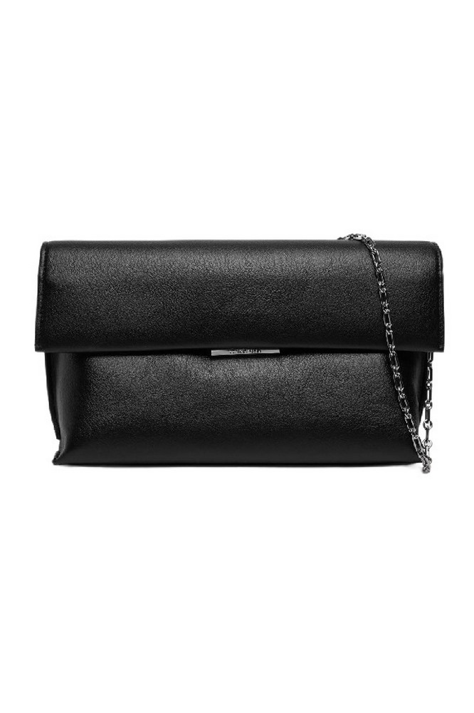 CALVIN KLEIN LINEAR SHOULDER BAG ΤΣΑΝΤΑ ΓΥΝΑΙΚΕΙΑ BLACK