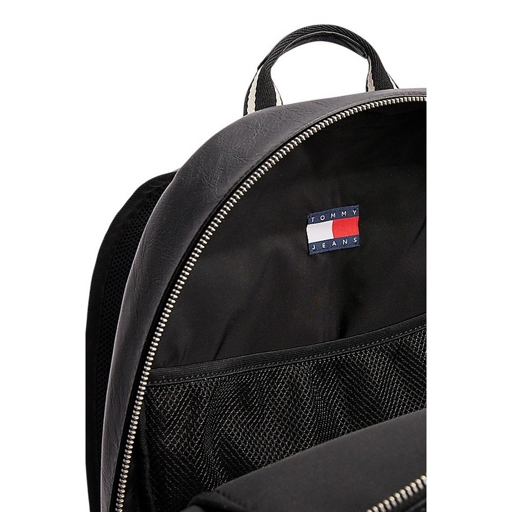 TOMMY JEANS CITY COLLEGE DOME BACKPACK ΤΣΑΝΤΑ ΑΝΔΡΙΚΗ BLACK