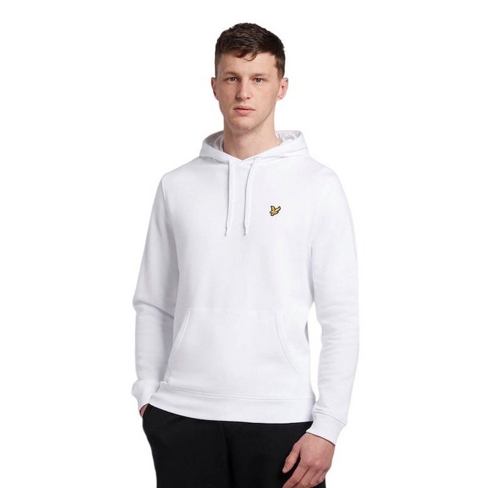 ΦΟΥΤΕΡ ESSENTIALS LS PULLOVER HOODIE  ΑΝΔΡΙΚΟ LYLE AND SCOTT WHITE