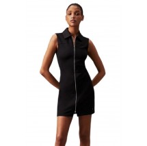 CALVIN KLEIN JEANS MILANO ZIP DRESS ΦΟΡΕΜΑ ΓΥΝΑΙΚΕΙΟ BLACK